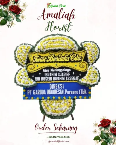 Papan Bunga Duka di Sarae