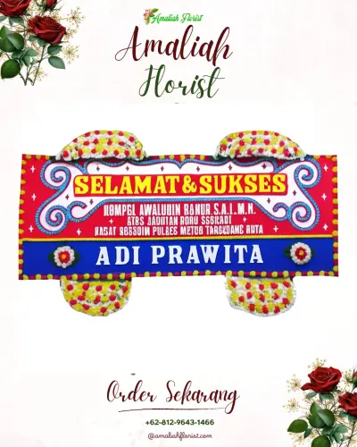 Karangan Bunga Ucapan Selamat di Sarae