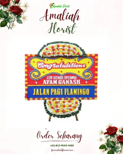 Bunga Papan Congratulation di Sarae